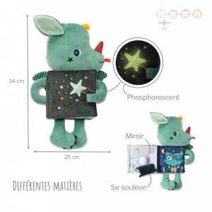 Livre doudou joe le dragon Lilliputiens