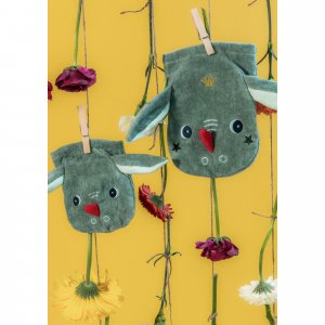 Lot de 2 gants de toilette marionnette joe Lilliputiens