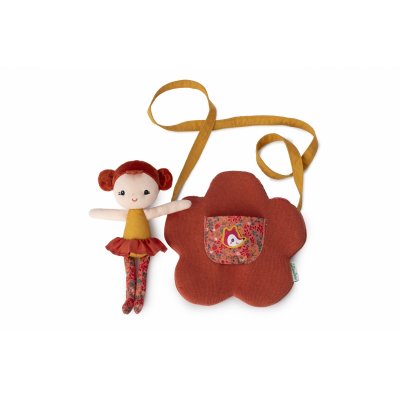Poupée et sac à main fleur adèle