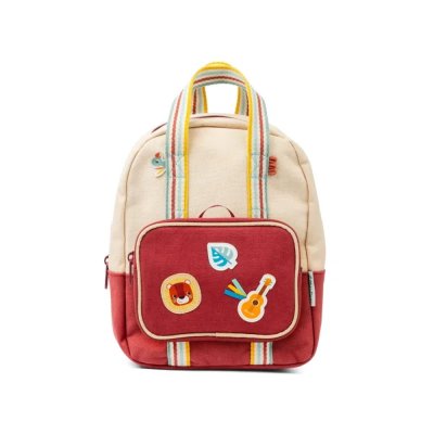 Sac à dos enfant mix & match beige ambre / jungle