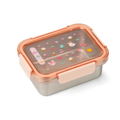 Lunch box enfant avec jeu cherche et trouve jeanne