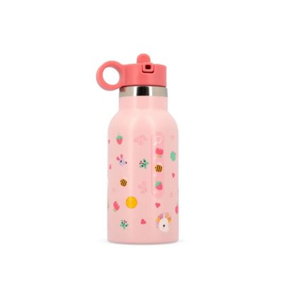 Gourde isotherme 350 ml avec jeu cherche et trouve jeanne