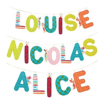 Lettre de l'alphabet décorative n