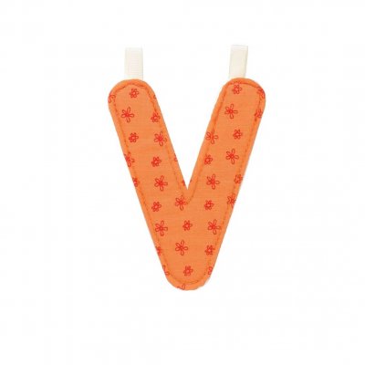 Lettre de l'alphabet décorative v