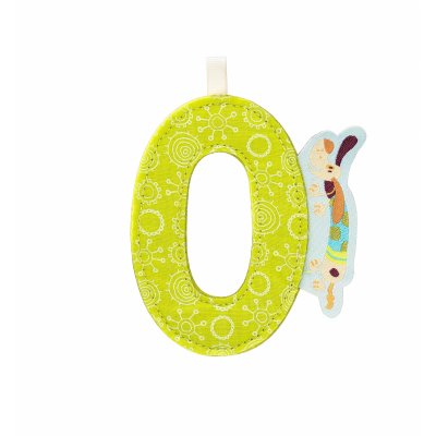 Lettre de l'alphabet décorative o