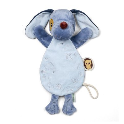Doudou marionnette phosphorescente jules le chien