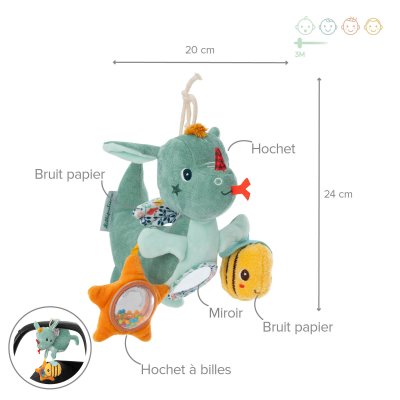 Peluche acti-nomade joe