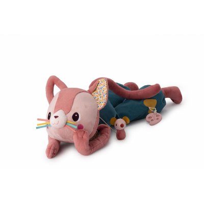 Peluche géante d'activités jeanne le chat