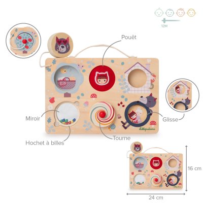 Panneau d'activités valisette découvertes contes