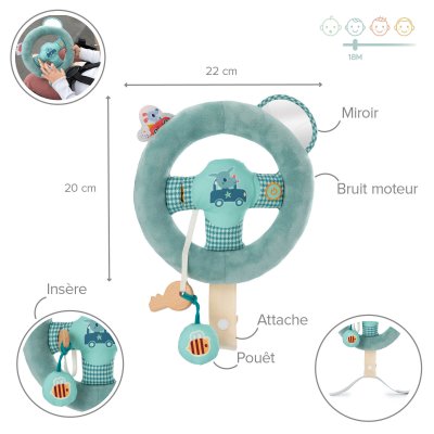 Jouet d'éveil le volant joe