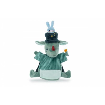 Peluche marionnette à main joe le magicien