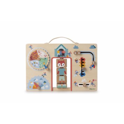 Panneau d'activités valisette alice s'habille selon la météo