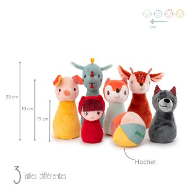 Jeu de quilles forêt