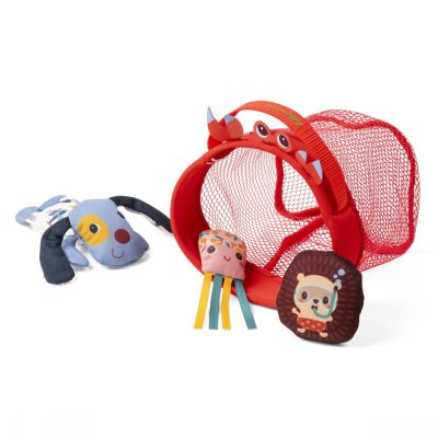 Jouet de bain filet de pêche jules le chien