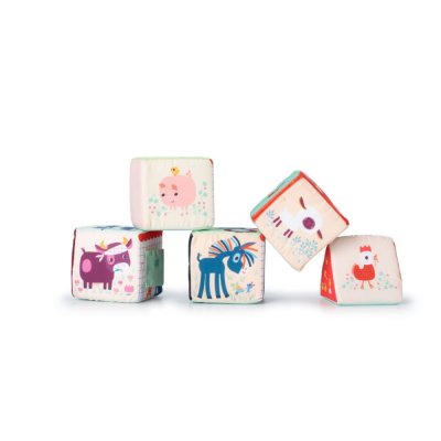 Cubes d'activités à empiler - la ferme