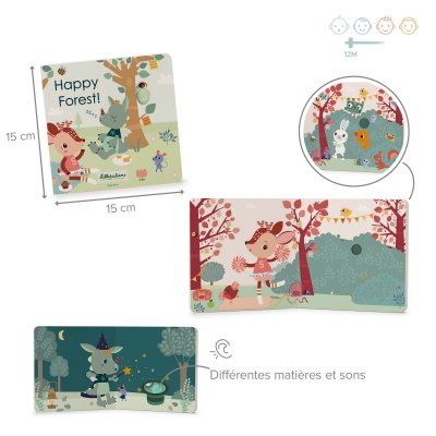 Livre d'éveil happy forest