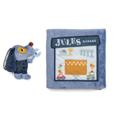 Livre pour enfant d'activités le garage de jules