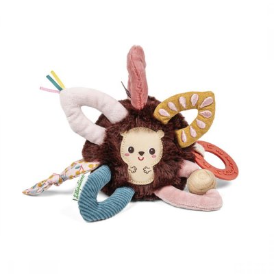 Balle d'activités anneaux sensoriels léon le hérisson