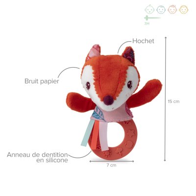 Hochet de dentition alice