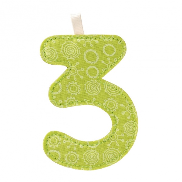 Chiffre à suspendre numéro 3 Lilliputiens