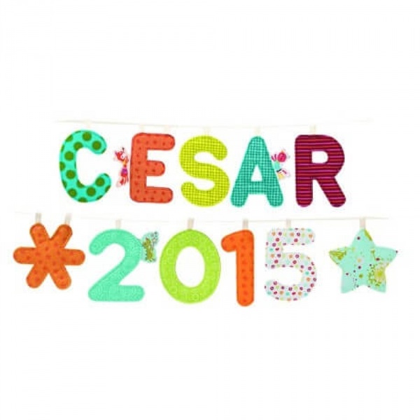 Chiffre à suspendre numéro 4 Lilliputiens