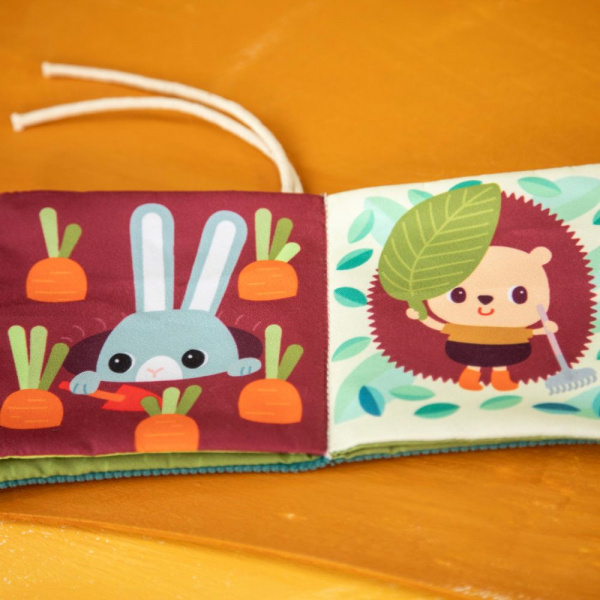 Set de 3 livres sensoriels pour bébé jardin Lilliputiens