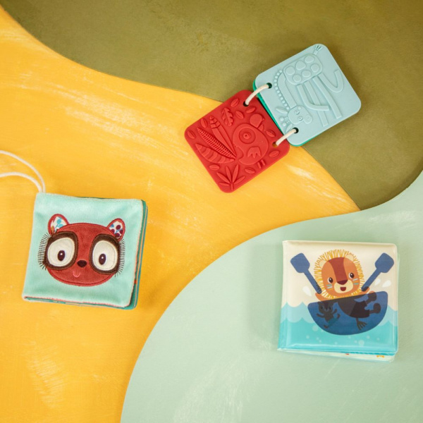 Set de 3 livres sensoriels pour bébé jungle Lilliputiens