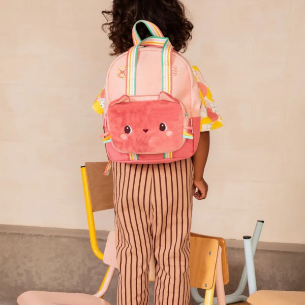 Sac à dos enfant rose framboise Lilliputiens