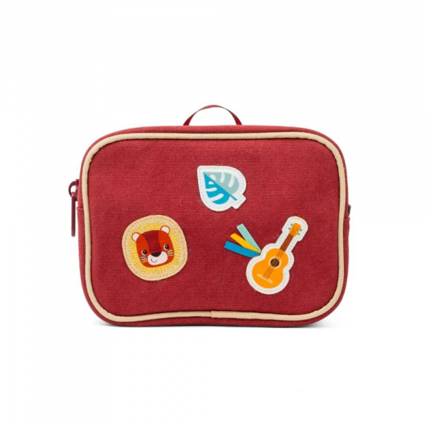 Sac pochette enfant avec sangle jungle Lilliputiens
