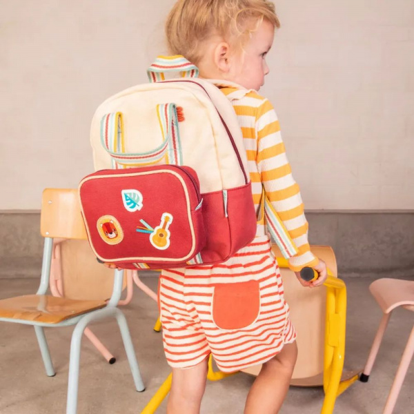 Sac pochette enfant avec sangle jungle Lilliputiens