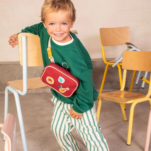 Sac pochette enfant avec sangle jungle Lilliputiens