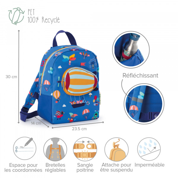 Sac à dos enfant en route Lilliputiens