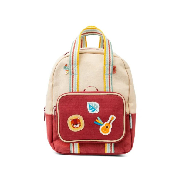Sac à dos enfant mix & match beige ambre / jungle Lilliputiens