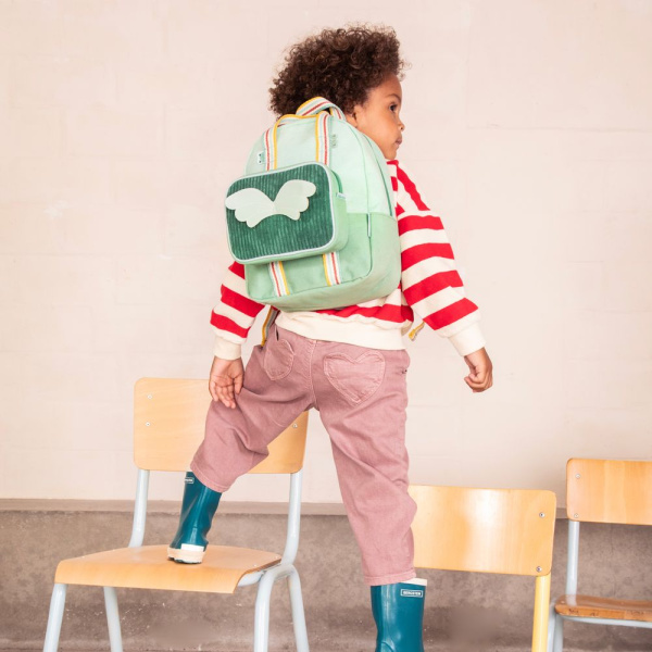 Sac à dos enfant mix & match vert pomme / joe Lilliputiens