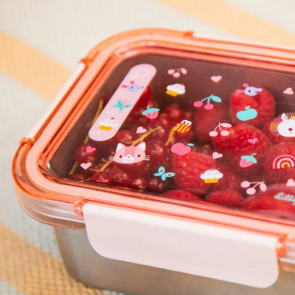 Lunch box enfant avec jeu cherche et trouve jeanne Lilliputiens