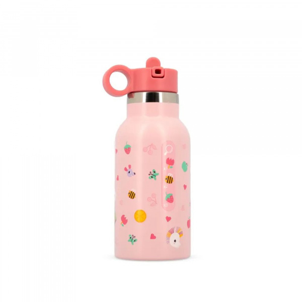 Gourde isotherme 350 ml avec jeu cherche et trouve jeanne Lilliputiens