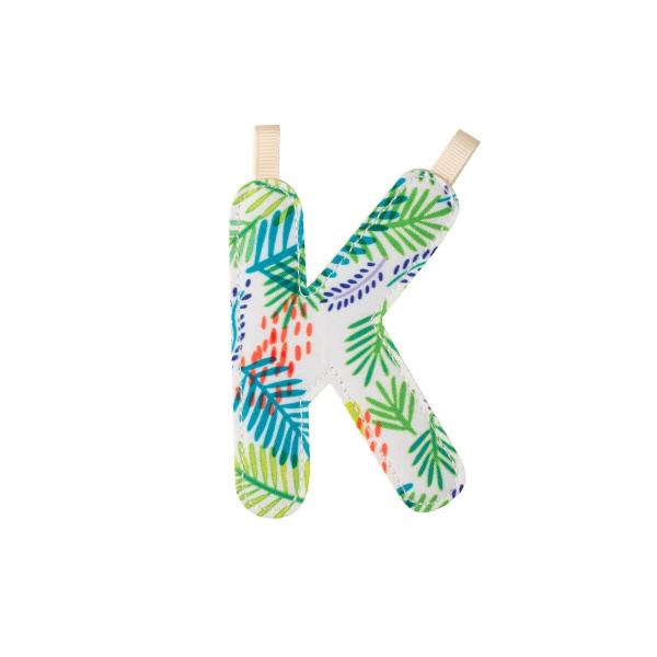 Lettre de l'alphabet décorative k Lilliputiens