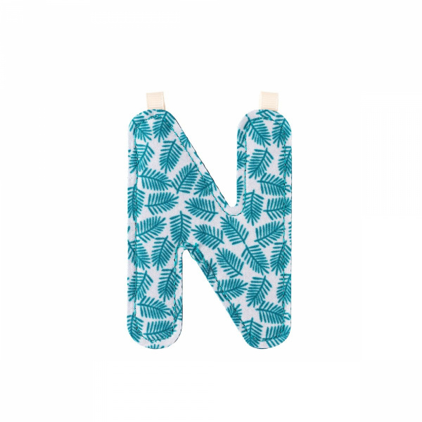 Lettre de l'alphabet décorative n Lilliputiens