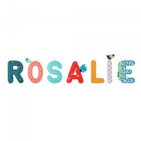 Lettre de l'alphabet décorative a alice Lilliputiens