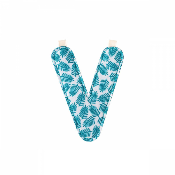 Lettre de l'alphabet décorative v Lilliputiens