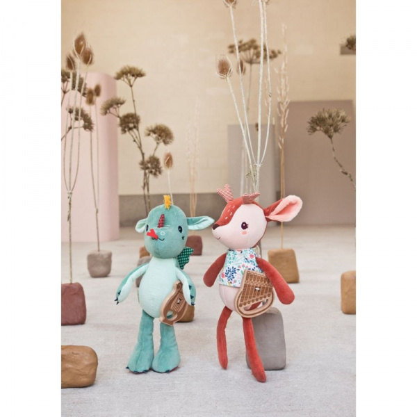 Peluche musicale eco-friendly joe le dragon Lilliputiens