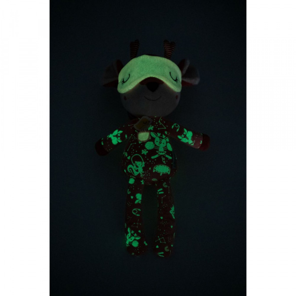 Peluche phosphorescente joe ami de la nuit Lilliputiens