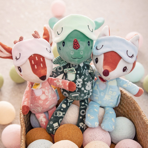 Peluche phosphorescente joe ami de la nuit Lilliputiens