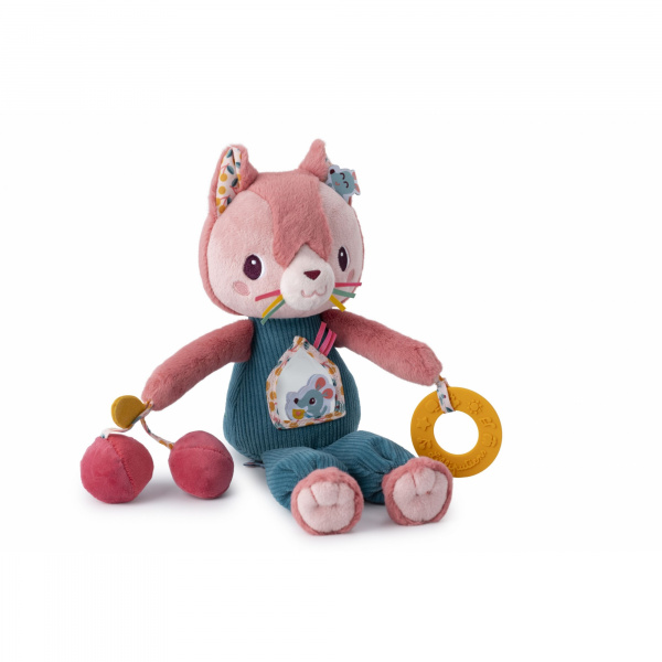 Peluche multi-activités jeanne le chat Lilliputiens