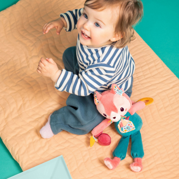 Peluche multi-activités jeanne le chat Lilliputiens