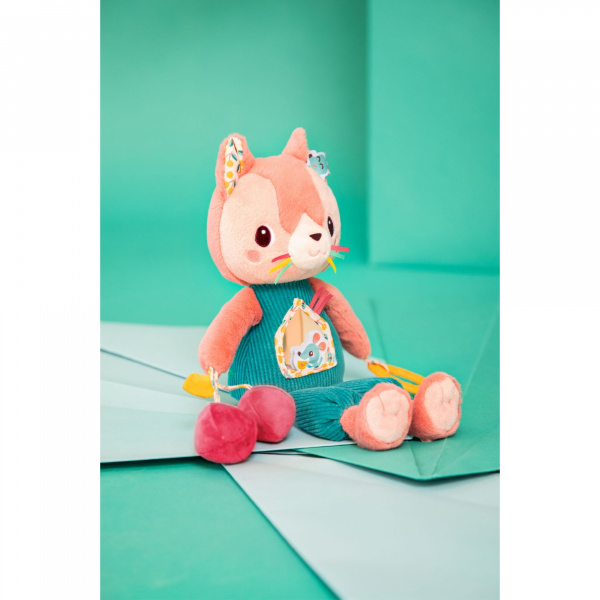 Peluche multi-activités jeanne le chat Lilliputiens