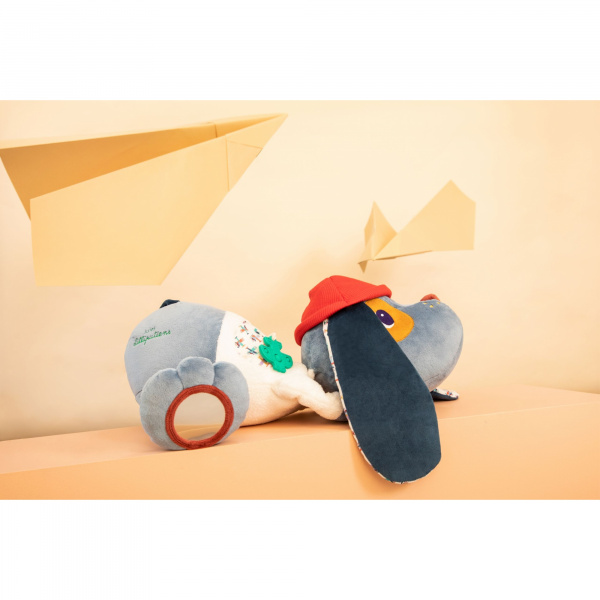 Peluche géante d'activités jeanne le chat Lilliputiens