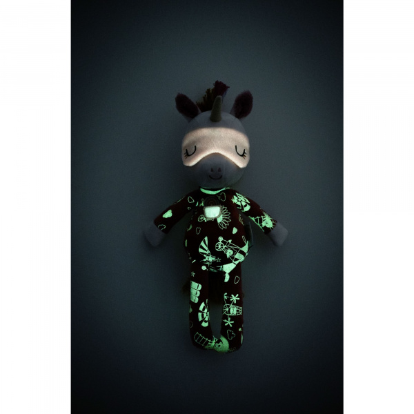 Peluche phosphorescente joe ami de la nuit Lilliputiens