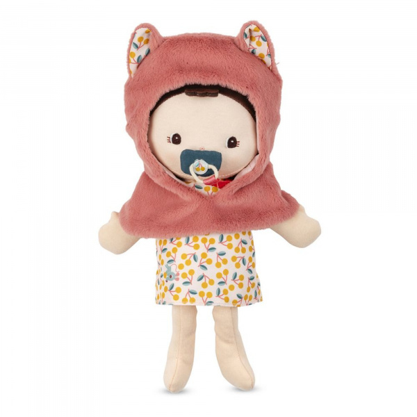 Poupée jeanne et son porte bébé Lilliputiens