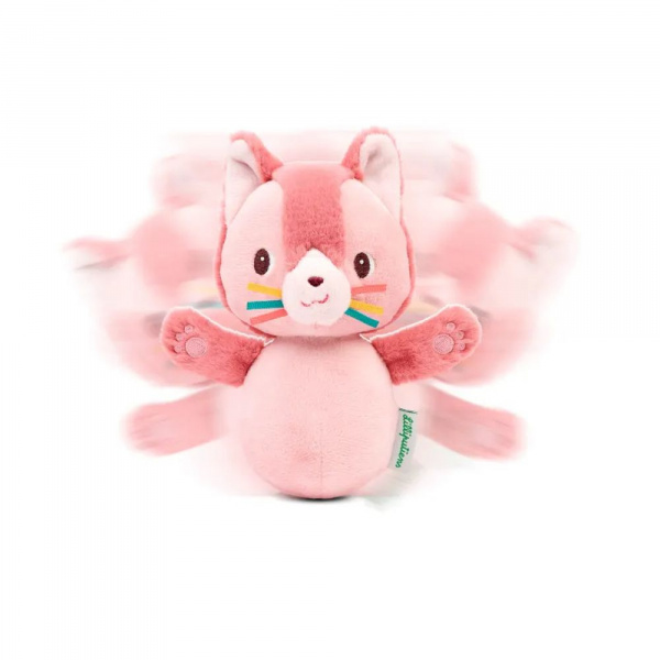 Peluche sonore culbuto jeanne le chat Lilliputiens